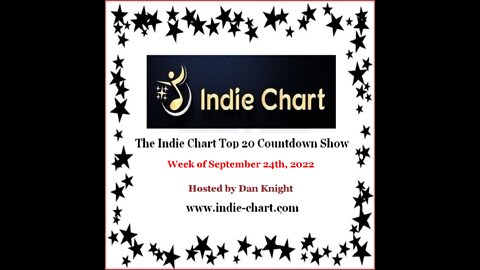 Indie Top 20 Country Countdown Show for Sept. 24th, 2022