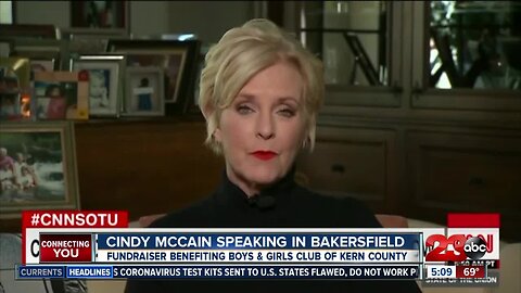 Cindy McCain speaking in Bakersfield