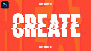 Wavy Distortion Text Warp Effect - Photoshop CC Tutorial (2020)