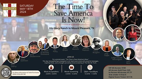Time To Save America Event
