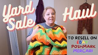 Yard Sale Haul to Resell for profit on eBay, Poshmark, and Mercari!