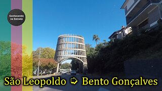 🚗 🌞 Dirigindo de São Leopoldo ➡️ acesso a Bento Gonçalves