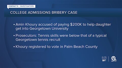 Part-time Palm Beach resident charged in college admissions bribery scandal