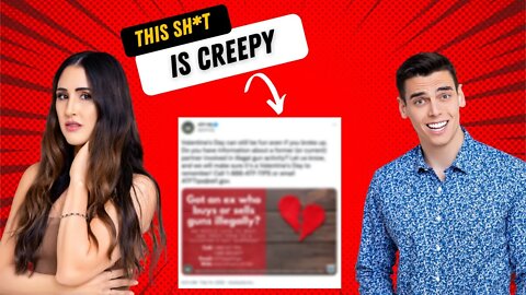 😳💔 Reacting to INSANELY CREEPY Law Enforcement Valentine's Day Posts