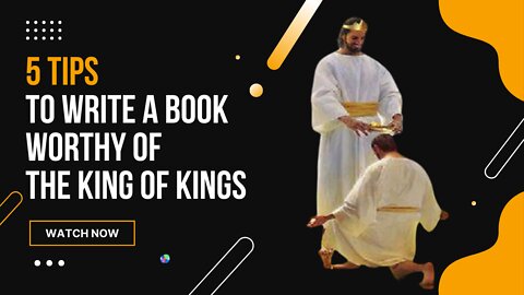 5 Tips to Write ✍🏻 a Great Christian Book Worthy of the King👑 | Sebastien Richard