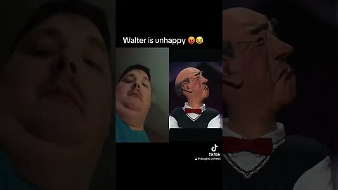 😂What Walter does when he is mad #reaction ￼ 😡 #walter #comedy #jeffdunham #shorts