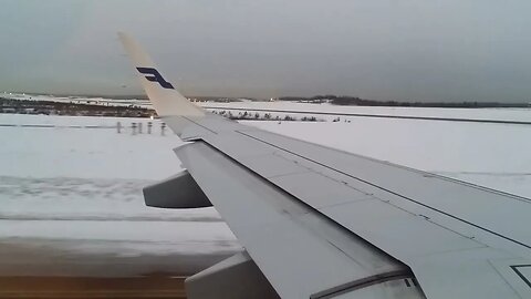 Finnair ERJ 195 Takeoff