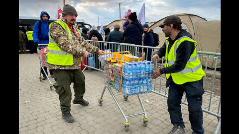 Former Member of British Military Volunteering at the Ukrainian Border