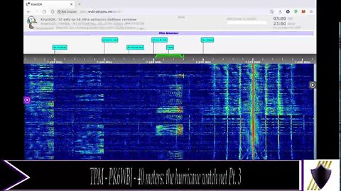 TPM - PK6WBJ - Hurricane net 40M WV5L KiwiSDR Pt 3