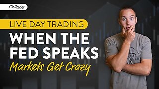 [LIVE] Day Trading | This is How Crazy Markets Get (after Fed speaks)