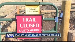 Want to get in your hiking fix and enjoy the warmer weather? Make sure you stay off muddy trails!