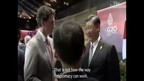 Xi Jingping schools Trudeau on diplomacy at G20