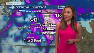 What about 2 feet of possible Colorado snow this weekend? The latest forecast
