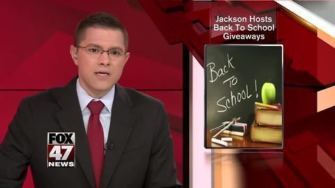 Jackson hosts back to school giveaways