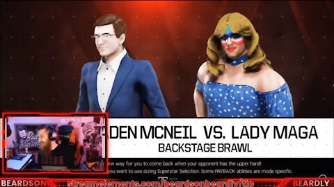 Beardson Beardly || America First Wrestling: JadenMcNeil v. Lady MAGA