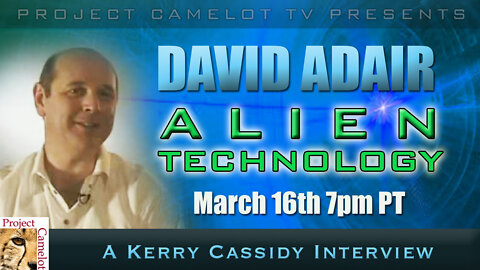 INTERVIEW WITH DAVID ADAIR – ALIEN TECHNOLOGY