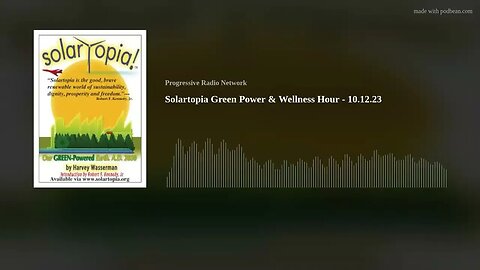 Solartopia Green Power & Wellness Hour - 10.12.23