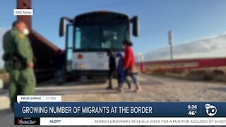 Growing number of migrants at southern border