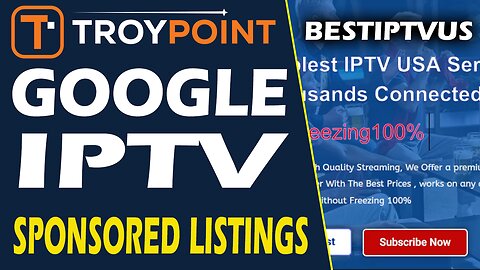 BESTIPTVUS - Google IPTV Sponsored Listing