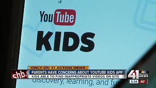 Parents have concerns about YouTube Kids app