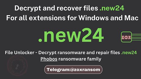 File Unlocker - Decrypt Ransomware and repair files .new24