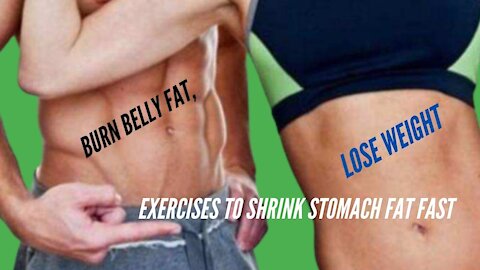 8 Best Exercises To Shrink Stomach Fat Fast💪❤️