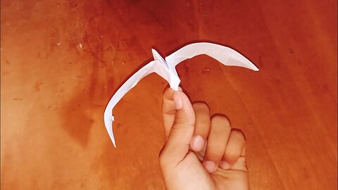 how to make origami BALANCING BIRD easy [ paper bird, self balancing bird ]