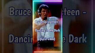 Bruce Springsteen - Dancing In the Dark (Lyrics) #shorts