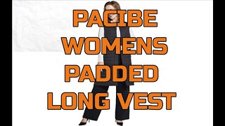 PACIBE Women's Long Vest Jacket