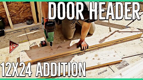 Building a Sliding Door Header