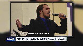 Albion high school senior killed in crash