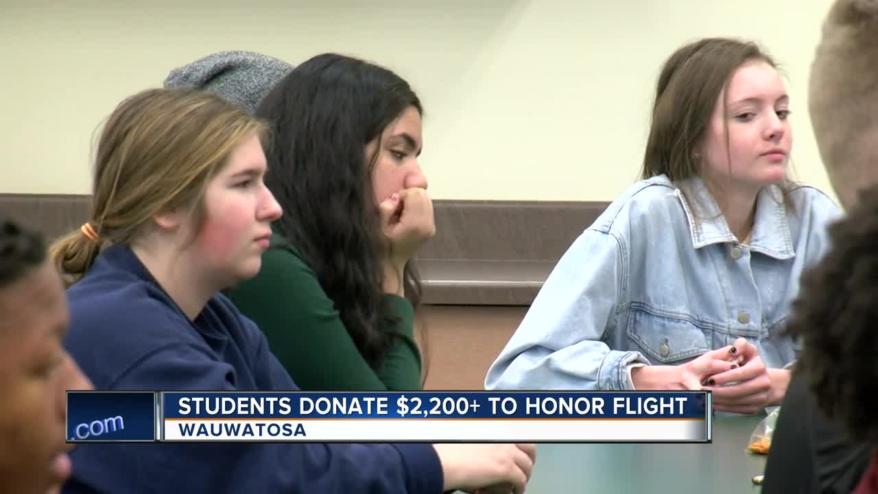 Tosa Schools Honor Flight Donation