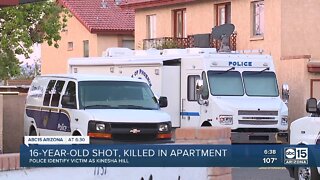 16-year-old shot, killed in apartment