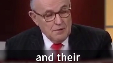 Rudy Giuliani To Lead Them Of Experts On Cyber Security