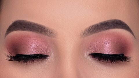 EASY Soft Rose Golden Eye Makeup Tutorial