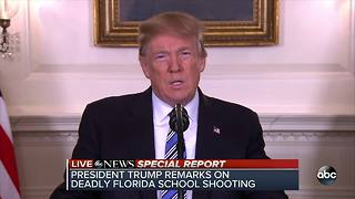 President Trump says he'll work with lawmakers to make school safety 'top priority'