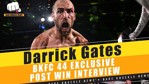 #DarrickGates on his fight with Koda Greenwood at #bkfc44