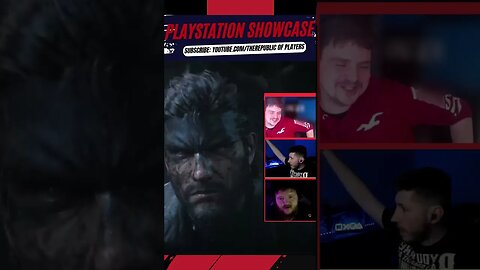 Watch My Jaw-Dropping Reaction to "Snake Eater" at the PlayStation Showcase! #shorts