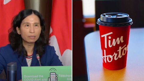 Dr. Tam Said Canadians Need To 'Give It The Old Double Double' To Fight The Second Wave