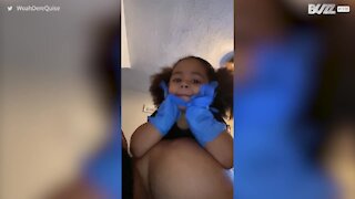 Little girl pronounces "Coronavirus" in a delightful manner!