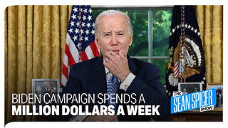 Biden campaign spends A MILLION DOLLARS a week