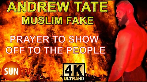 Andrew Tate shows off prayer to deceive Muslims & World muslim conversion #andrewtate #muslim #allah