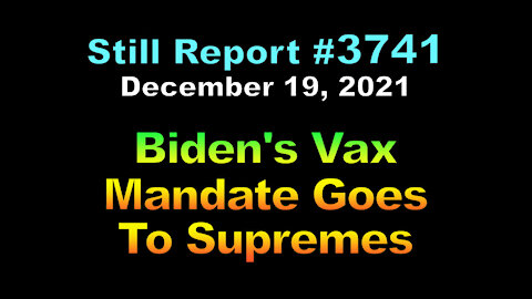 Biden’s Vax Mandate Goes To Supremes, 3741