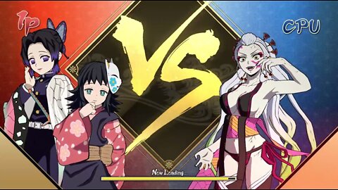 Makomo and Shinobu Vs. Daki - VERY HARD CPU - Demon Slayer Hinokami Chronicles