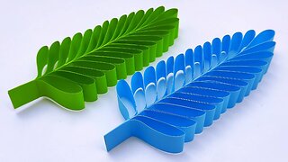 How to Make a Paper Leaf Step by Step | Easy Paper Crafts