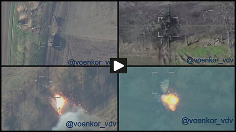 West of Chasiv Yar : Russian Lancet UAV burns an US M777 howitzer