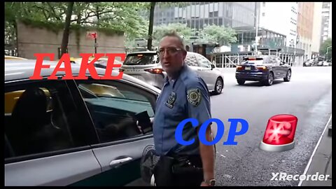 NYC sanitation fake cop 🚨