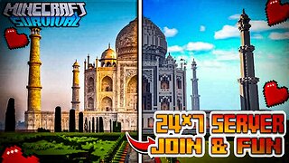 I BUILD A TAJ MAHAL LIVE MINECRAFT