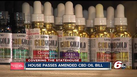 Amended CBD oil bill unanimously passed by House, one step closer to Gov. Holcomb's desk