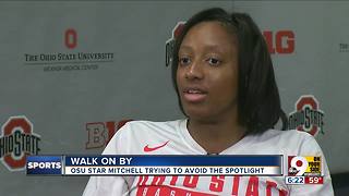 Ohio State basketball standout Kelsey Mitchell is all about living in the moment